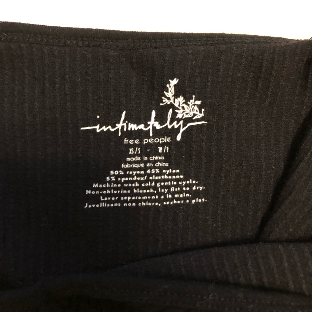 Free people, ribbed, blank crop top